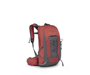 Osprey Tempest 11L - Mochila de senderismo ligera para mujer con cinturón de cadera, color rojo pampas/gris carbón, Pampa roja/gris carbón, Talla única, Mochila ligera de senderismo