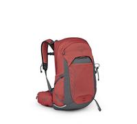 Osprey Tempest 22L - Mochila de senderismo ligera para mujer con cinturón de cadera, color rojo pampas/gris carbón