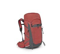 Osprey Tempest 33L - Mochila de senderismo ligera para mujer con cinturón de cadera, color rojo pampas/gris carbón, Pampa roja/gris carbón, Talla única, Mochila ligera de senderismo