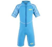 Osprey Traje de Neopreno Corto de Verano para niños y niñas, 3 mm, con SPF 50, tiburón, Azul, Edad 1 Reino Unido