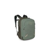Osprey Transporter 26+6 Mochila de viaje extensible con bolsillo para ordenador portátil, mochila ligera, Hoja de pino verde, Moderno, minimalista