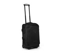 Osprey Transporter Serie de Viaje - Tecnología Nanotough - Tejido Ligero y Resistente - Nylon de Alta tenacidad - Duffel - Roll Top Pack, Raven Black/Black, Bolsa con Ruedas, 40 L