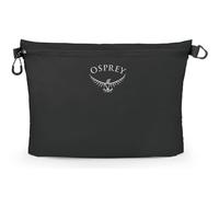 Osprey Soluciones de Embalaje ultraligeras - Accesorios de Viaje - Cubos de Embalaje - Bolsas con Cremallera - Carpetas para Ropa - Diseño Ligero y Duradero, Black, Bolsa Seca con Ventana, L