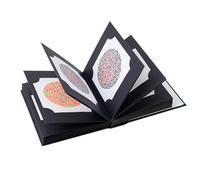 OSPSHPG Libros con Tablas de Pruebas de Ishihara, Tabla de Pruebas de daltonismo, con 38 láminas, números Ocultos y diseño por categorías, para oftalmología, ópticas y clínicas.