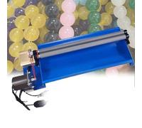 OSPSHPG Máquina semiautomática para ensartar Abalorios, 0-1600 RPM, regulación Continua de la Velocidad, Ancho de Rodillos Ajustable, Segura y rápida, para la fabricación de Joyas