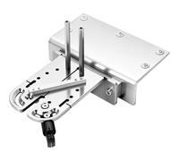 OSPSHPG Tornillo de Banco de Acero Inoxidable para joyería, Soporte Compacto para metalurgia, fácil de taladrar y Fijar, para la fabricación de Joyas y el Corte de Oro y Plata