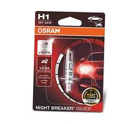 OSRAM 1 H1 B 55W12V+100, Night Breaker Silver, Blister (1 lámpara)