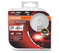 OSRAM 1 H1 B 55W12V+100, NIGHT BREAKER SILVER, Duo Box (2 lámparas), Set de 2