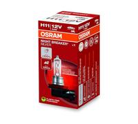 OSRAM 1 H11 B 55W12V, NIGHT BREAKER SILVER, Estuche plegable (1 lámpara) | Bombilla para faros delanteros H11 de calidad OEM. Luz de coche de 12 V con excelente rendimiento lumínico en una práctica