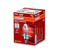 OSRAM 1 H4 B 55/60W 12V, NIGHT BREAKER SILVER, Estuche plegable (1 lámpara)