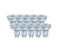 OSRAM 036703 Bombilla LED, GU10, Blanco, 10 Unidades
