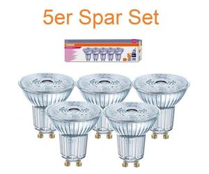 Osram 5er Pack LED Spot GU10 PAR16 36° 4.5W 4000K 4058075608238