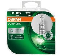 OSRAM ULTRA LIFE - Proyector halógeno H1 - Caja doble