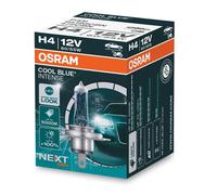 OSRAM Lámpara H4 COOL BLUE® INTENSE (Next Gen) halógena para SEAT: Ibiza, Cordoba, Alhambra, Marbella, Arosa, Inca, Mii, Malaga (Ref: 64193CBN)