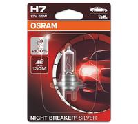 OSRAM H7 Lámpara Faro de Carretera 55W Luz Alta Halógena 64210NBS-01B