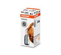 OSRAM 64327 Original Line S2 Lámpara Halógena para Faro de Motos, 12V, 35/35W, Casquillo BA20D, Embalaje Estuche Individual