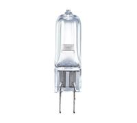 OSRAM 64640 HLX 150W 24V, 3450K, lámpara halógena de baja tensión sin reflector, fibra óptica médica (HLX), caja plegable (1 pieza)