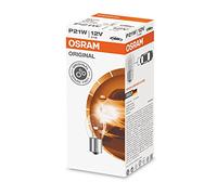 Osram 7506 - Lámparas originales con bases metálicas, 12 V, 21 W (10 unidades)
