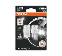 OSRAM LEDriving® SL, ≜ W21 / 5W, rojo, lámparas LED de señalización, solo uso todoterreno, no ECE, blister doble