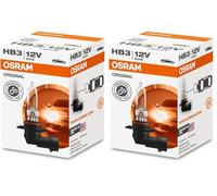 OSRAM 9005 Lámpara Standard Halógena de Faros HB3 (Paquete de 2)