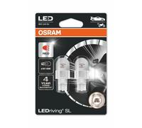 OSRAM LEDriving® SL, ≜ W16W Rojo, rojo, lámparas LED de señalización, solo uso todoterreno, no ECE, blister doble