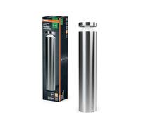 OSRAM Aplique de exterior cilíndrico ENDURA Style de 50 cm, 6 W, 3000 K, 660 lm, diseño moderno en acero inoxidable, IP44 para fachadas y entradas.