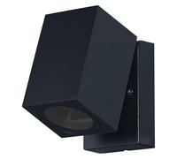 OSRAM Aplique de exterior ENDURA Classic Cube ADJ WALL, negro, casquillo GU10 (máx. 35W), puede equiparse con una lámpara normal o inteligente, cabezal direccional, protección IP44