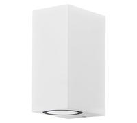 OSRAM Aplique de exterior ENDURA Classic Square Updown, blanco, casquillo GU10 (máx. 35W), puede equiparse con una lámpara normal o inteligente, tipo down o up/down, protección IP44