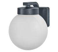 OSRAM Aplique de pared LED Endura Classic Erda, casquillo E27, IP54, aluminio gris oscuro, compatible con Smart+