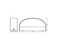 OSRAM aplique LED para exterior ENDURA STYLE ILAY, gris oscuro, IP65