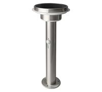 OSRAM Aplique solar LED de exterior ENDURA Style de acero inoxidable, sensor de movimiento y luz, 3 modos, IP44, diseño elegante para terraza y jardín