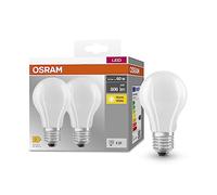 OSRAM Lámpara LED base CLASSIC A GLFR 60 con casquillo E27, forma bombilla, paquete doble, 6,5 W, 806 lm, 2700 K, luz blanca cálida, baja emisión de calor, larga vida útil, optimo consumo de energía