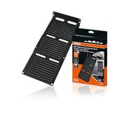 OSRAM BATTERYcharge SOLAR 20W con USB, mantenedor de batería solar, panel solar plegable para carga remota de dispositivos, soporte integrado.