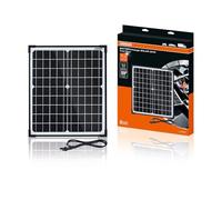 OSRAM BATTERYcharge SOLAR 20W, dispositivo de mantenimiento de batería solar, carga de batería 12V, panel solar impermeable, protección contra polaridad inversa