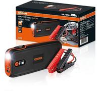 OSRAM BATTERYstart 400, arrancador de Litio de 16.800 mAh para vehículos con un Motor de Gasolina de hasta 8l y un Motor Diesel de 4l
