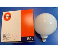 OSRAM BELLALUX GLOBO G120 E27 150W Blanco Suave | Lámpara Opalina ø 120mm DIM