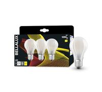 OSRAM BELLALUX Lámpara LED, E27 base, vidrio mate,Blanco cálido (2700K), 1055 Lumen, sustituto de 75W-iluminante 3-paquete