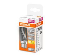 OSRAM bombilla a gota LED B22d 4W 2.700K transparente EC:EPREL:523047