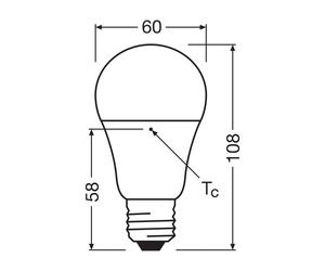 OSRAM Bombilla convencional LED Relax/Activo/Dormir E27 8,8W mate 827/840 EC:EPREL:1838228