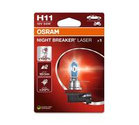 OSRAM Bombilla láser Night Breaker H11 12V/55W - x1, blanco