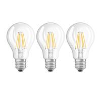 OSRAM Bombilla LED con filamento E27 7 W, blanco cálido, juego de 3 unidades EC:EPREL:523076
