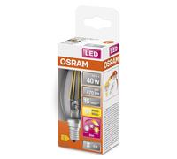 OSRAM bombilla LED E14 4W GLOWdim transparente EC:EPREL:523223