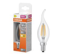 Osram bombilla LED E14 filamento transparente 2700K de 3,4 W (40 W)