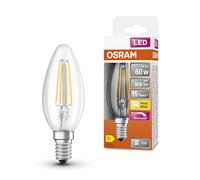 Osram bombilla LED E14 filamento transparente regulable, 5,5 W (60 W)