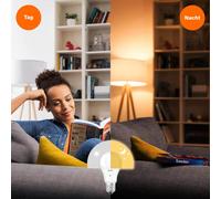 OSRAM Bombilla LED E27 10W 2.700K sensor de luz diurna