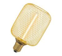OSRAM Bombilla LED E27 Dorada Jaula Metálica 1800K 150 lm Regulable Decoración