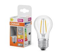 Osram bombilla LED E27 filamento transparente regulable 2700K de 1,8W (25W)