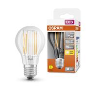 Osram Bombilla LED E27 | Pera A60 | Filamento | Transparente | 2700K | 7,5 W (75 W)