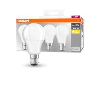 Osram Bombilla LED equivalente a 60 Vatios, mate, Blanco calido - 2700 Kelvin, (pack de 4)
