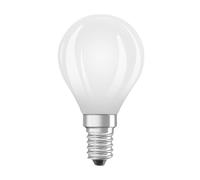 OSRAM Bombilla LED gota E14 1.2W mate 2700K 255lm EC:EPREL:1902968